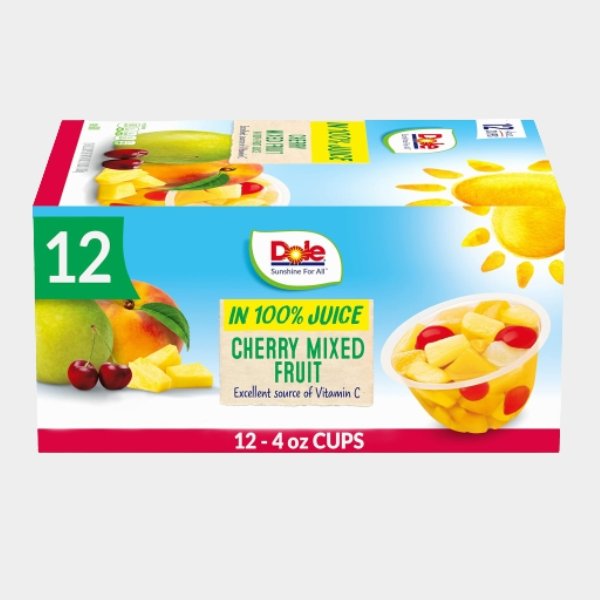 6.jpg Dole Fruit Bowls Cherry Mixed Fruit in 100% Juice - Image 1